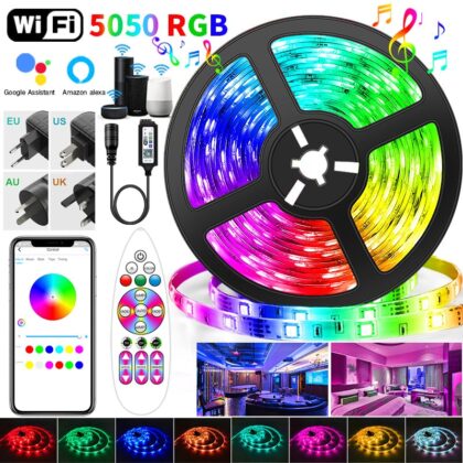 5050 SMD LED Strip Light (WIFI Control+Adapter)