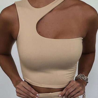 Sexy Off Shoulder Sport Crop Top