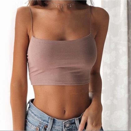 Sexy Women Halter Crop Tops