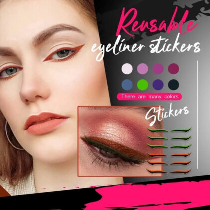 7 Color Lazy Glitter Reusable Eyeliner