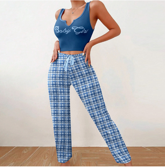 Spring Summer Women's Sleepwear | Casual Top Pajamas | Home Clothes - Image 7