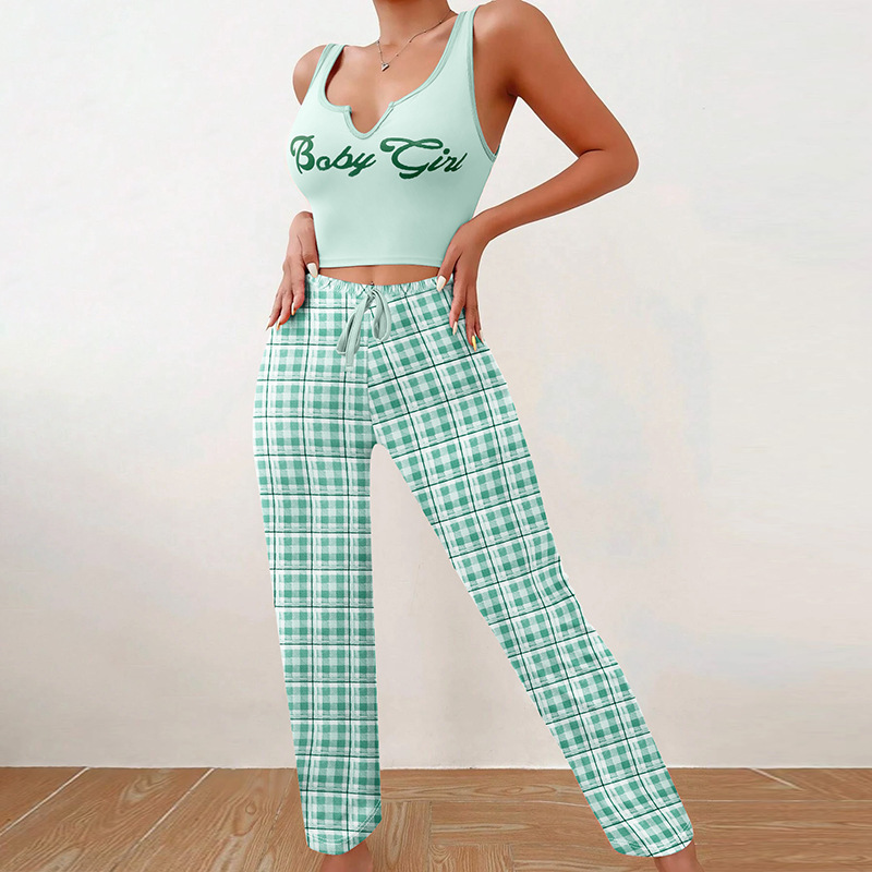 Spring Summer Women's Sleepwear | Casual Top Pajamas | Home Clothes - Image 10