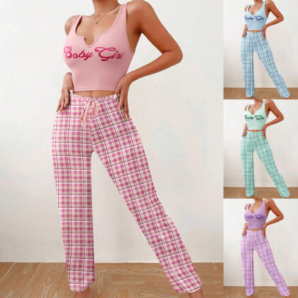 Spring Summer Women's Sleepwear | Casual Top Pajamas | Home Clothes