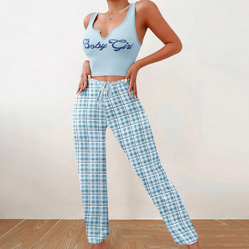 Spring Summer Women's Sleepwear | Casual Top Pajamas | Home Clothes - Image 9